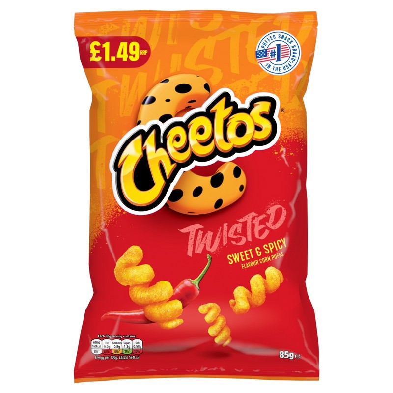 Cheetos Twisted Sweet & Spicy 85g £1.49*