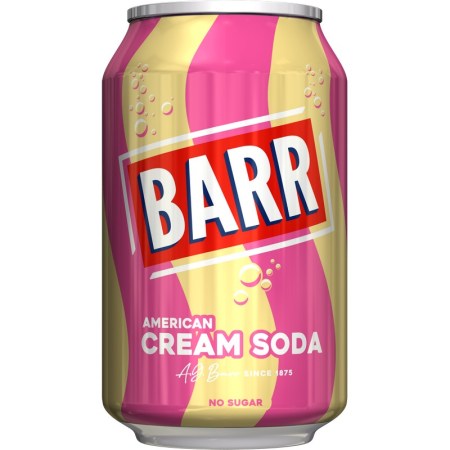 Barr American Cream Soda Can 330ml