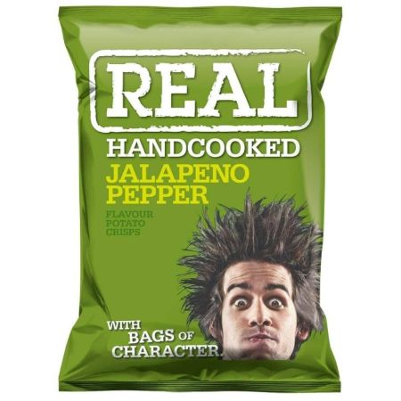 Real Crisps Jalapeno Pepper 35g