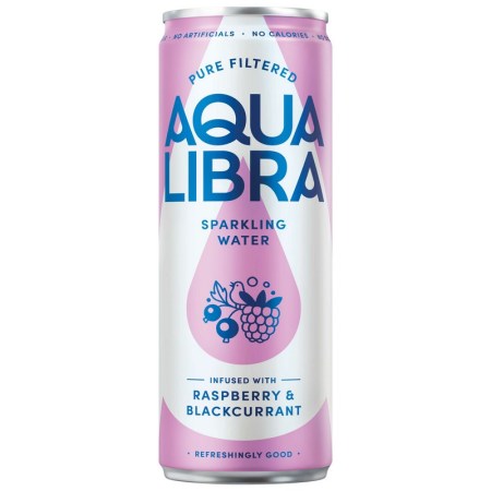 Aqua Libra Raspberry & Blackcurrant Can 330ml