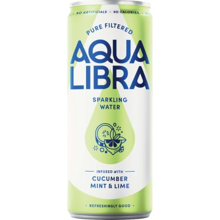 Aqua Libra Cucumber Mint & Lime Can 330ml