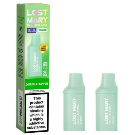 2 Pod Refill Pack Lost Mary BM600 Double Apple