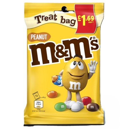 M&M's Peanut Treat Bag 82g £1.69*