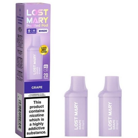 2 Pod Refill Pack Lost Mary BM600 Grape