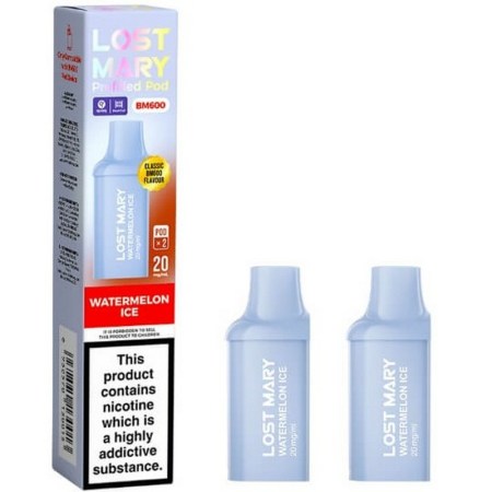 2 Pod Refill Pack Lost Mary BM600 Watermelon Ice