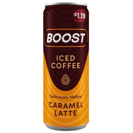 Boost Iced Coffee Caramel Latte Can 250ml £1.19*