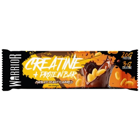 Warrior Creatine Protein Bar Chocolate Peanut 75g