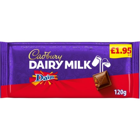 Cadbury Dairy Milk Daim Block 120g £1.95*