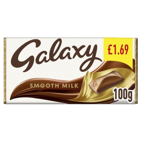 Galaxy Block Smooth Milk 100g £1.69*