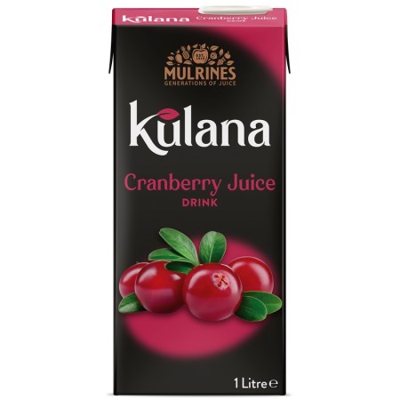 Kulana Cranberry Juice Drink Carton 1L
