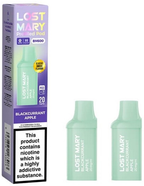 2 Pod Refill Pack Lost Mary BM600 Blackcurrant Apple