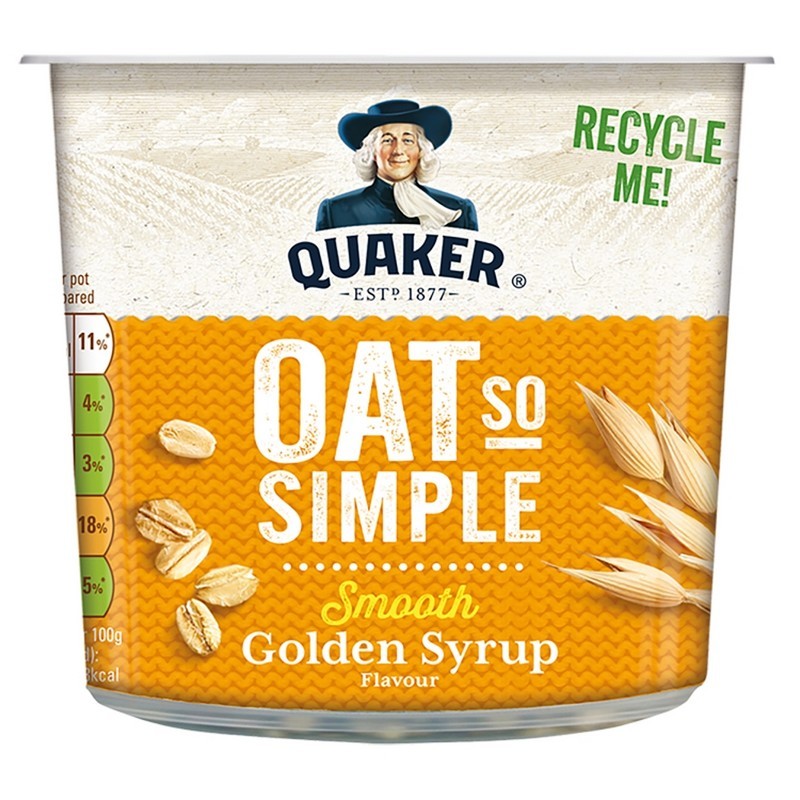 Quaker Oat So Simple Pot Golden Syrup 57g