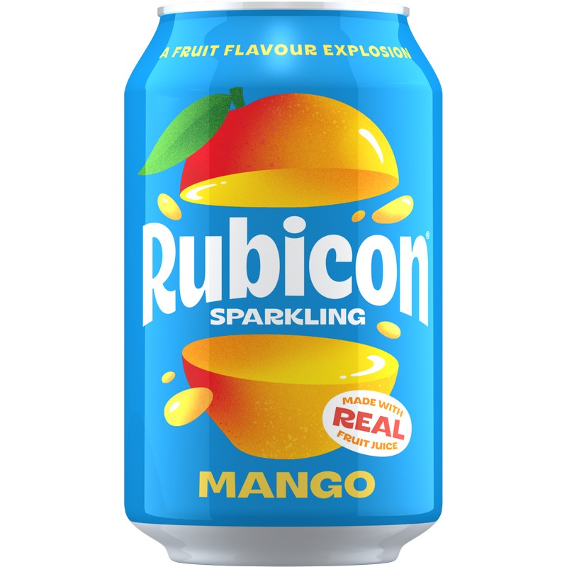 Rubicon Sparkling Mango Can 330ml