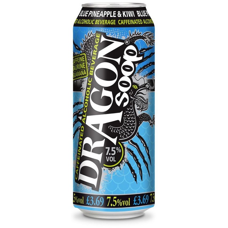 Dragon Soop 7.5% Blue Pineapple & Kiwi 500ml £3.69*