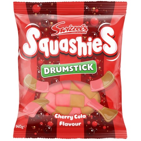 Swizzels Squashies Drumstick Cherry Cola Bag 120g