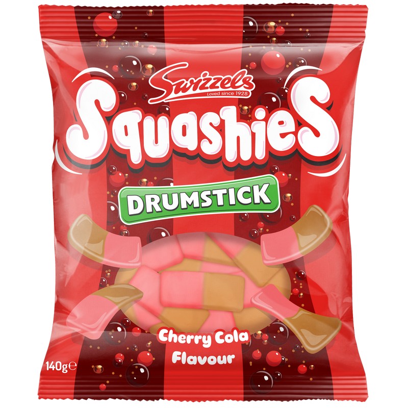 Swizzels Squashies Drumstick Cherry Cola Bag 120g