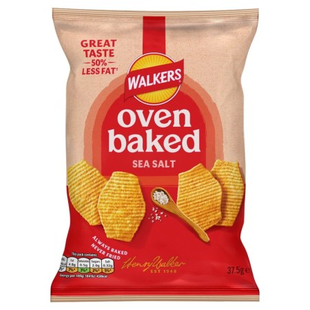 Walkers Oven Baked Sea Salt 37.5g