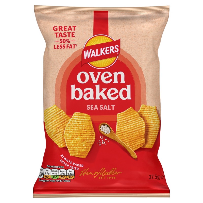 Walkers Oven Baked Sea Salt 37.5g