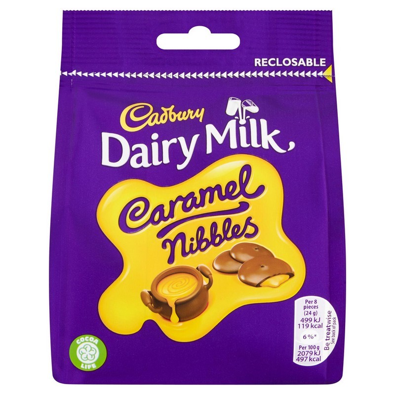 Cadbury Dairy Milk Caramel Nibbles Pouch 85g