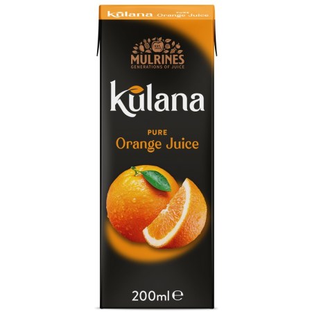 Kulana Pure Orange Juice Carton 200ml