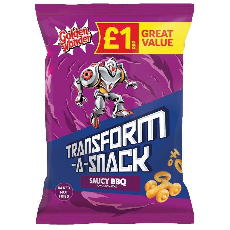 Golden Wonder Transform-A-Snack Saucy BBQ 56g £1*
