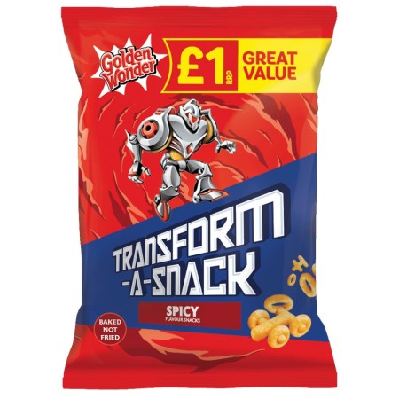 Golden Wonder Transform-A-Snack Spicy 56g ยฃ1*