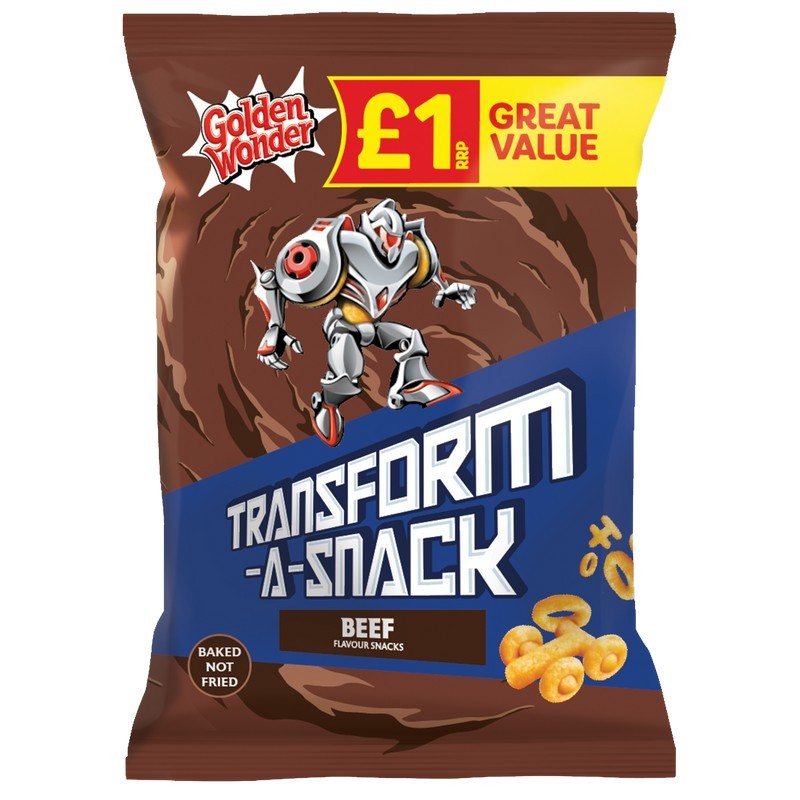 Golden Wonder Transform-A-Snack Beef 56g £1*