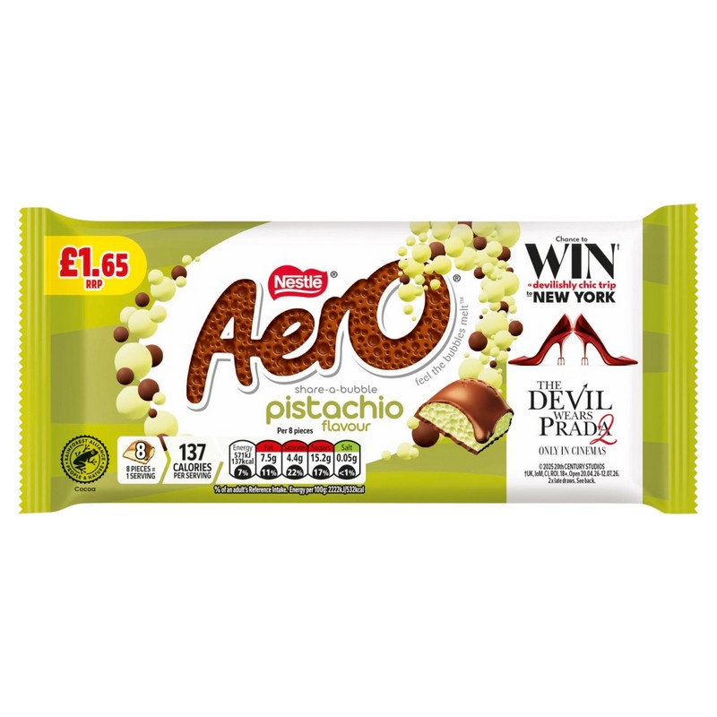 Aero Block Pistachio 90g £1.65*