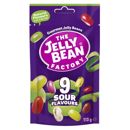 The Jelly Bean Factory 9 Sour Mix Pouch 113g
