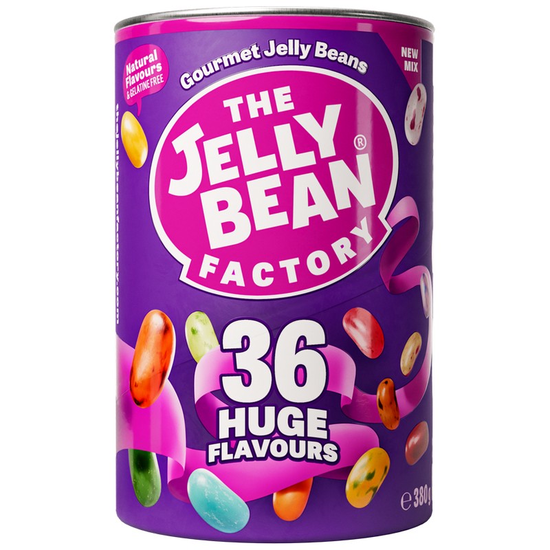 The Jelly Bean Factory 36 Assorted Mix Can 380g