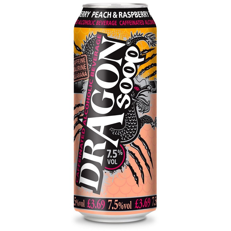 Dragon Soop 7.5% Peach & Raspberry 500ml £3.69*
