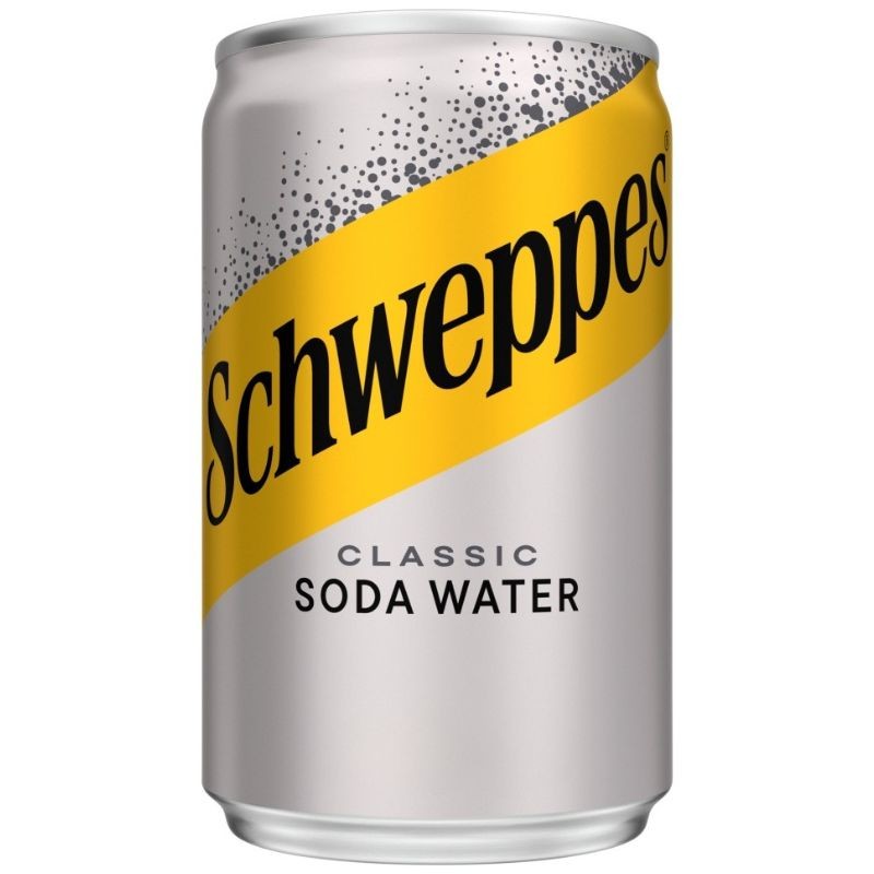 Schweppes Classic Soda Water Can 150ml