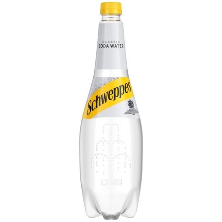 Schweppes Classic Soda Water 1L
