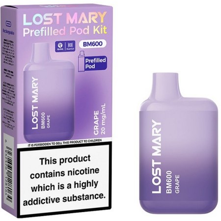 Lost Mary BM600 Prefilled Vape Kit Grape