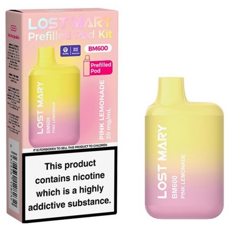 Lost Mary BM600 Prefilled Vape Kit Pink Lemonade