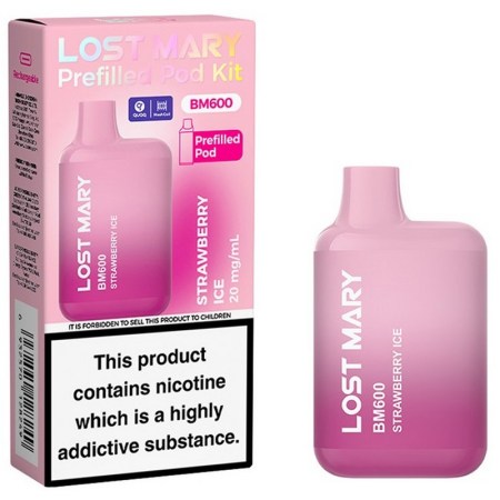 Lost Mary BM600 Prefilled Vape Kit Strawberry Ice