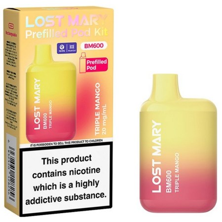Lost Mary BM600 Prefilled Vape Kit Triple Mango