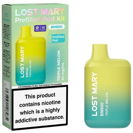 Lost Mary BM600 Prefilled Vape Kit Triple Melon