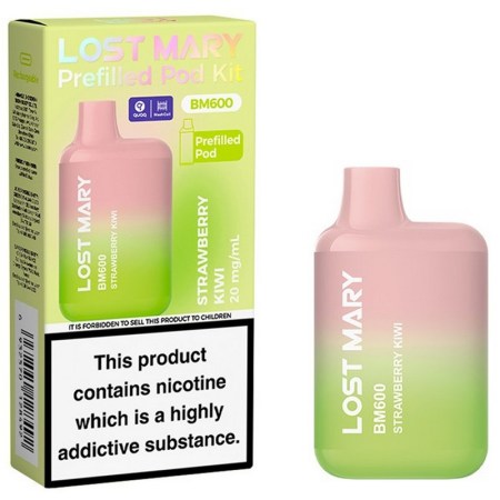 Lost Mary BM600 Prefilled Vape Kit Strawberry Kiwi