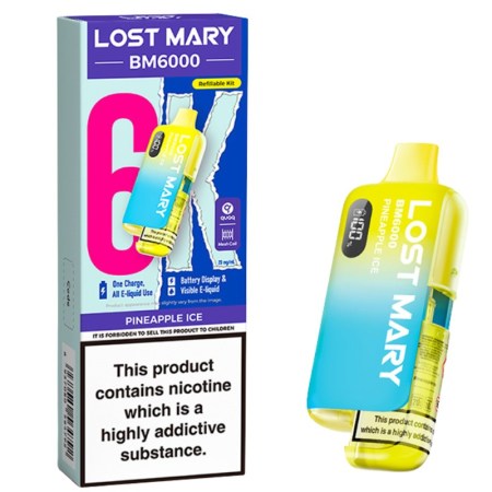 Lost Mary 6K Prefilled Vape Kit Pineapple Ice