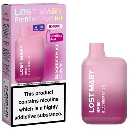 Lost Mary BM600 Prefilled Vape Kit Blackberry Ice