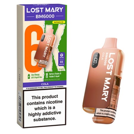 Lost Mary 6K Prefilled Vape Kit Cola