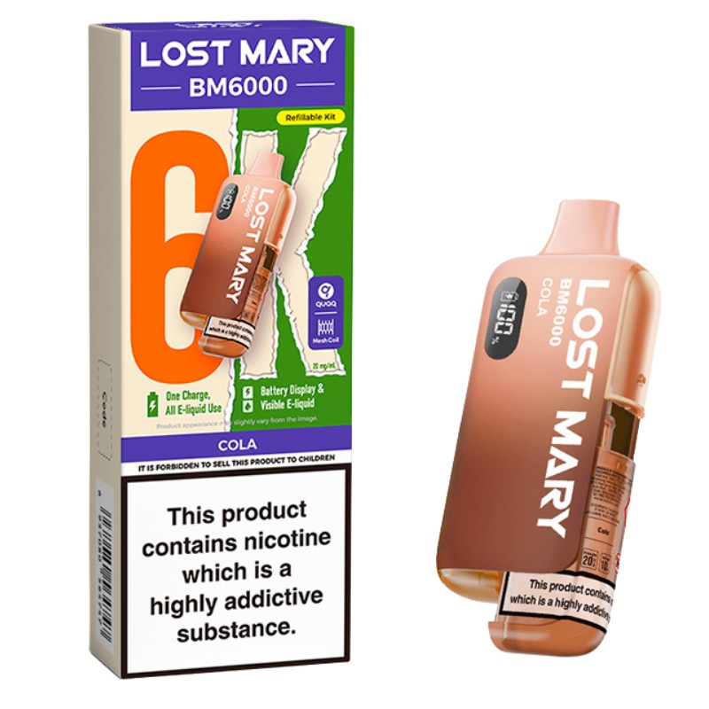 Lost Mary 6K Prefilled Vape Kit Cola