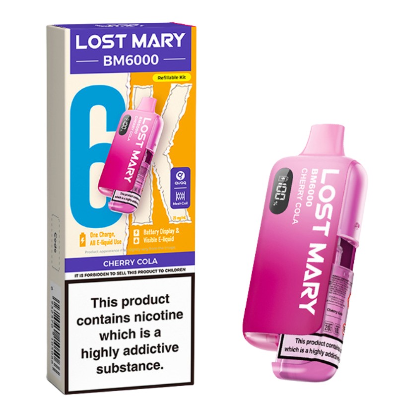 Lost Mary 6K Prefilled Vape Kit Cherry Cola