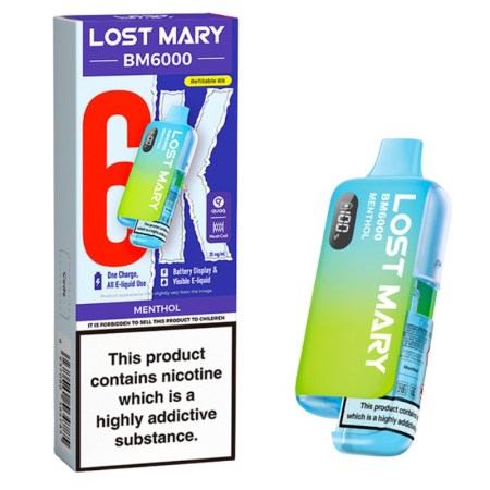 Lost Mary 6K Prefilled Vape Kit Menthol