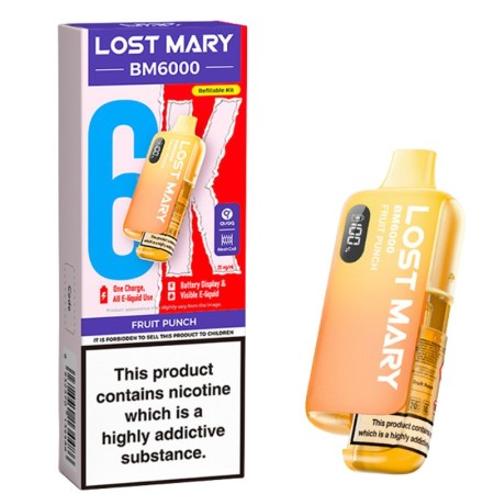 Lost Mary 6K Prefilled Vape Kit Fruit Punch