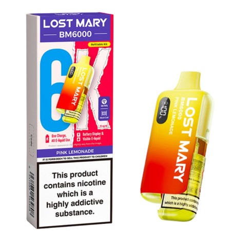 Lost Mary 6K Prefilled Vape Kit Pink Lemonade