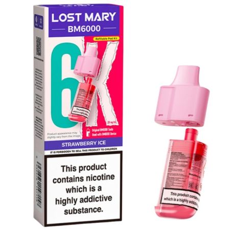 Lost Mary 6K Pod Refill Strawberry Ice