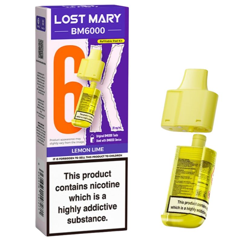 Lost Mary 6K Pod Refill Lemon Lime