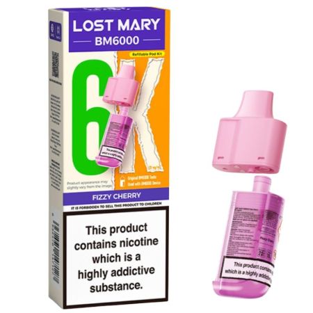Lost Mary 6K Pod Refill Fizzy Cherry
